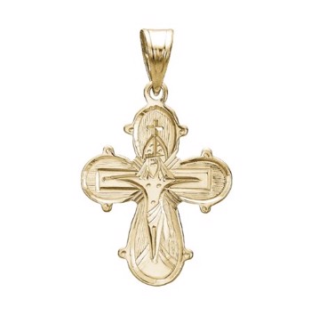 14 karat gold Dagmar Cross with engraving option